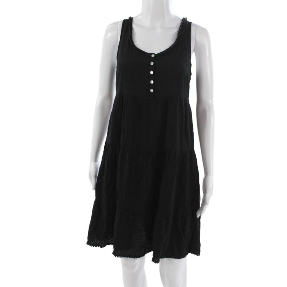 Seraphine Women Maternity Trapeze Dress Black Scoop Neck Mini Size 2